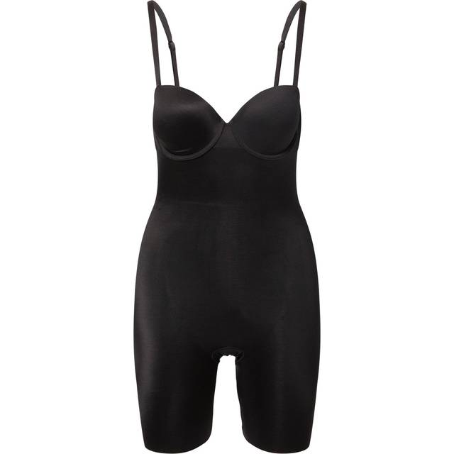 Spanx Suit Your Fancy Strapless Convertible Underwire Mid-Thigh Bodysuit -  Very Black • Price »