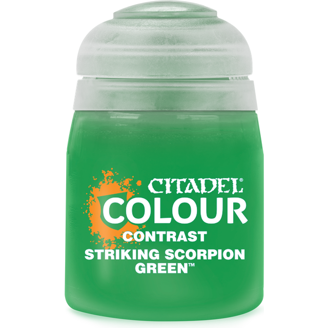 Games Workshop Citadel Paint Contrast: Striking Scorpion Green (18ml) •  Price »