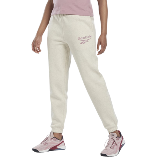 Reebok Women Identity Logo Fleece Joggers - Classic White Mel • Price »