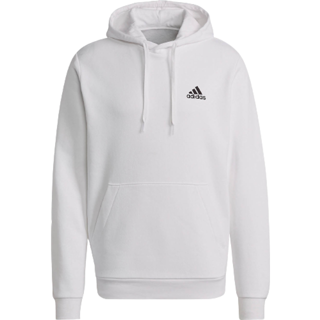 » Price Essentials White/Black Hoodie Adidas Fleece • -