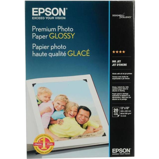 Epson Ultra Premium Photo Paper Glossy, 8.5 x 11 20 sheets FREE SHIP