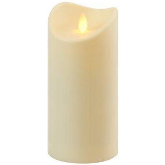 Battery Operated LED Candles with Moving Flame - Set of 3 - LumaBase