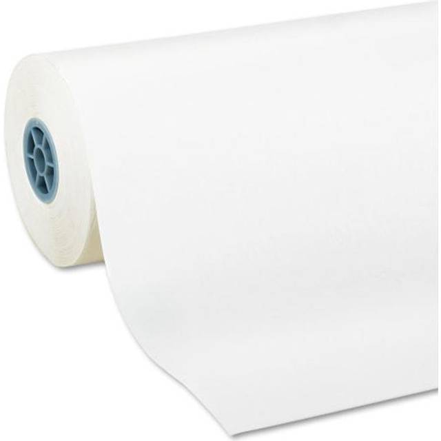 Pacon White Utility Paper Roll - 36 x 1000 ft, White, Roll