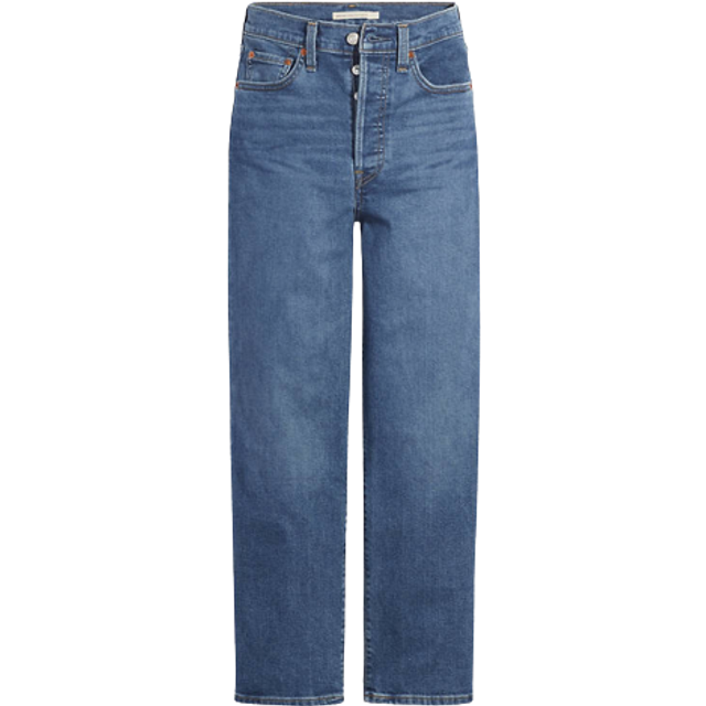 Levi's Black Straight Leg High Rise Jeans - Size W31 L30 – Le Prix Fashion  & Consulting