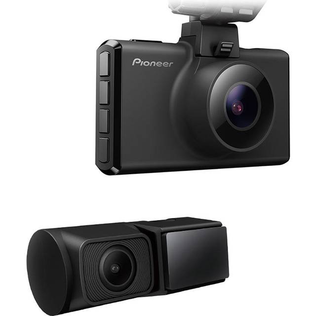 Pioneer VRec DH300D 2 Channel Dual Recording 1440p WQHD Wide Quad HD Dash Camera