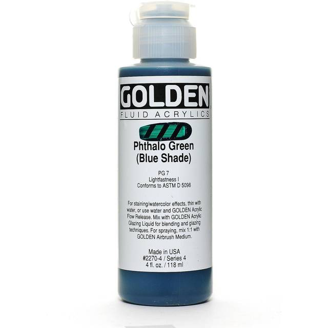Golden : Heavy Body : Acrylic Paint : 59ml (2oz): Phthalo Green Blue Shade