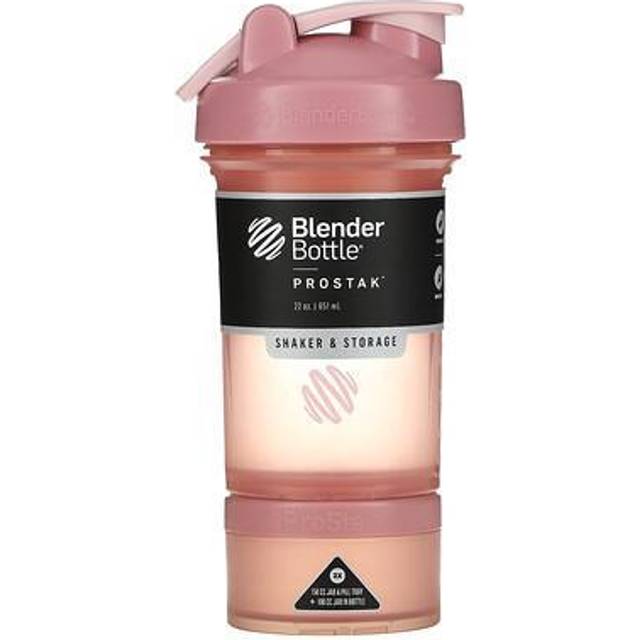 ProStak Shaker Bottle with Wire Whisk BlenderBall and Interlocking Storage  Containers - Rose Pink (22 fl oz.) by BlenderBottle at the Vitamin Shoppe