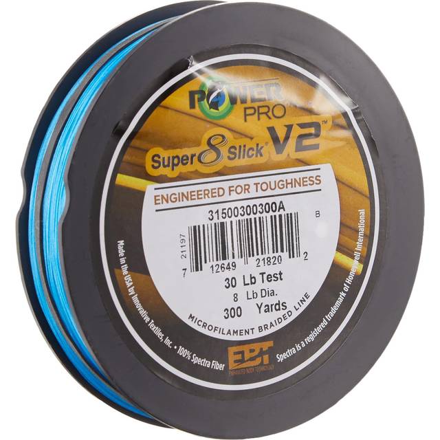 PowerPro Super Slick V2 Braided Line 30lb 300yds Blue 31500300300A • Price »