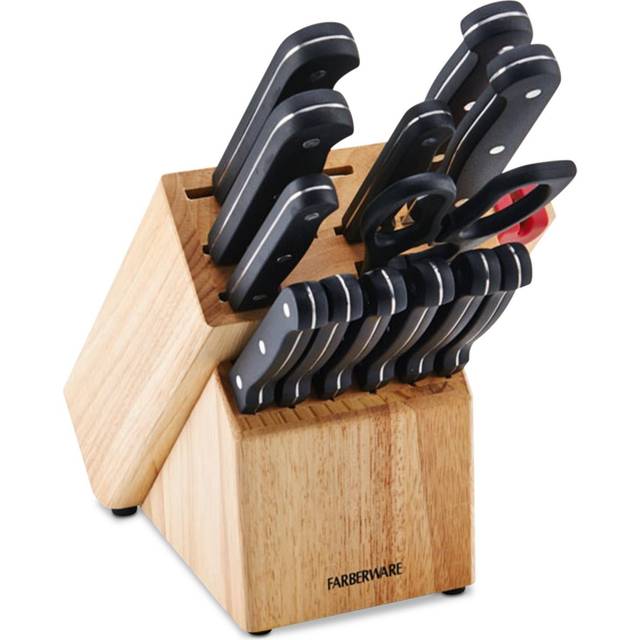 Farberware 15-Pc. Knife & EdgeKeeper Block Set Knife Set • Price »