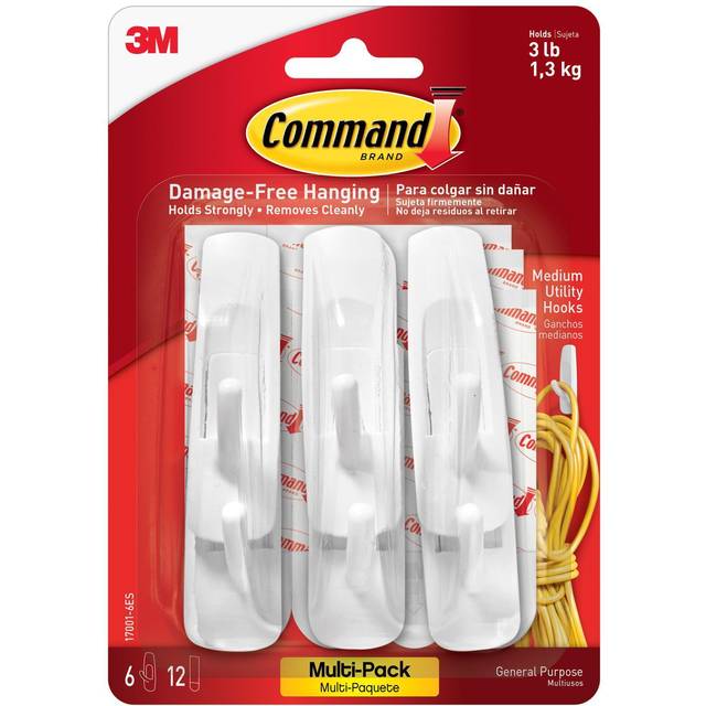 3M Command Strips Damage-Free Picture Hook • Price »