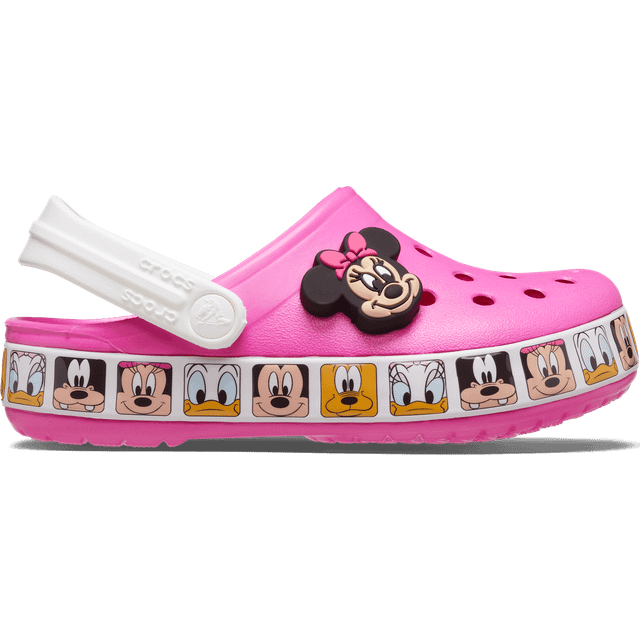 Crocs Fun Lab Disney Minnie Mouse Band Clog - Electric Pink • Price »