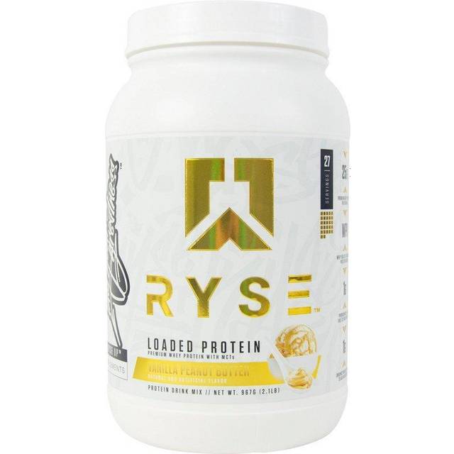 RYSE Loaded Premium Whey Protein with MCTs Vanilla Peanut Butter • Price »