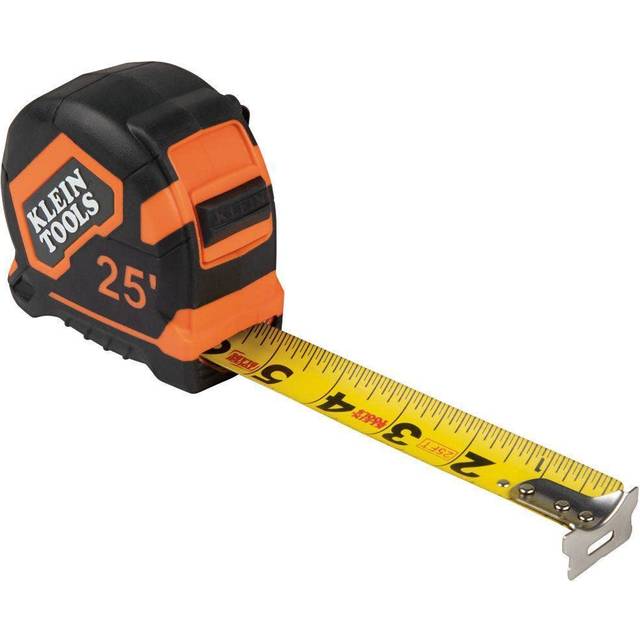 Klein Tools 9125 Tape Measure, Measuring Tape Clip Measurement