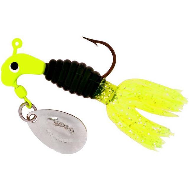 Road Runner Crappie Thunder Jigs Color Chartreuse/Black/Chartreuse Sparkle  Weight 1/8 oz Chartreuse/Black/Chartreuse Sparkle • Price »
