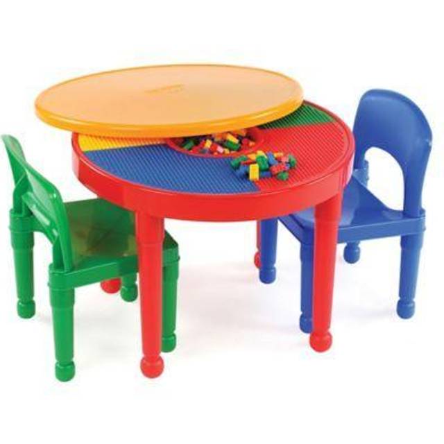Tot Tutors Kids 5-Piece Table and Chair Set