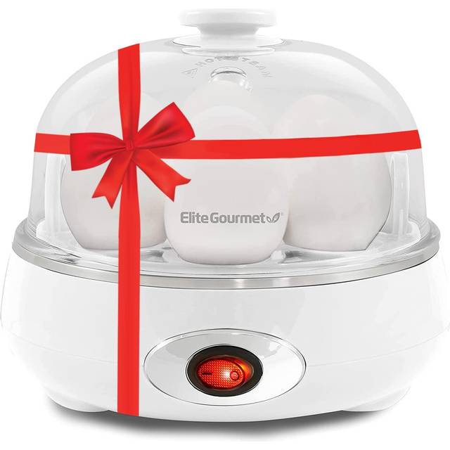 Elite Gourmet 7-Egg Easy Egg Cooker White with Automatic Shut Off EGC007CW  - The Home Depot