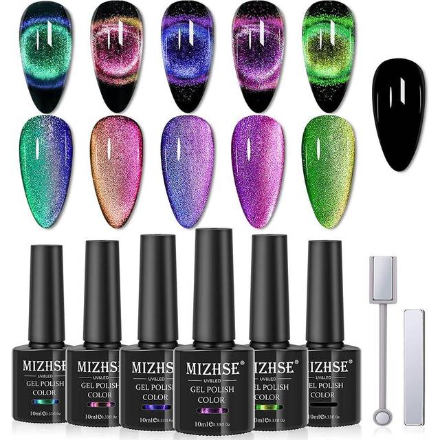 9D cat eye nail gel polish venalisa canni 7.5ml soak off gel varnish magic  mangent nail polish nail art 9d galaxy cat gel - AliExpress
