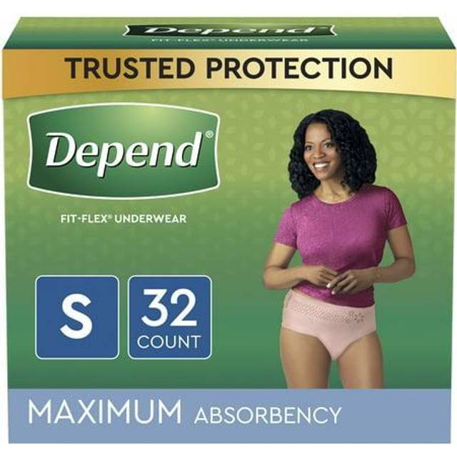 Depend Fit-Flex Women s Maximum Adult Incontinence Underwear S