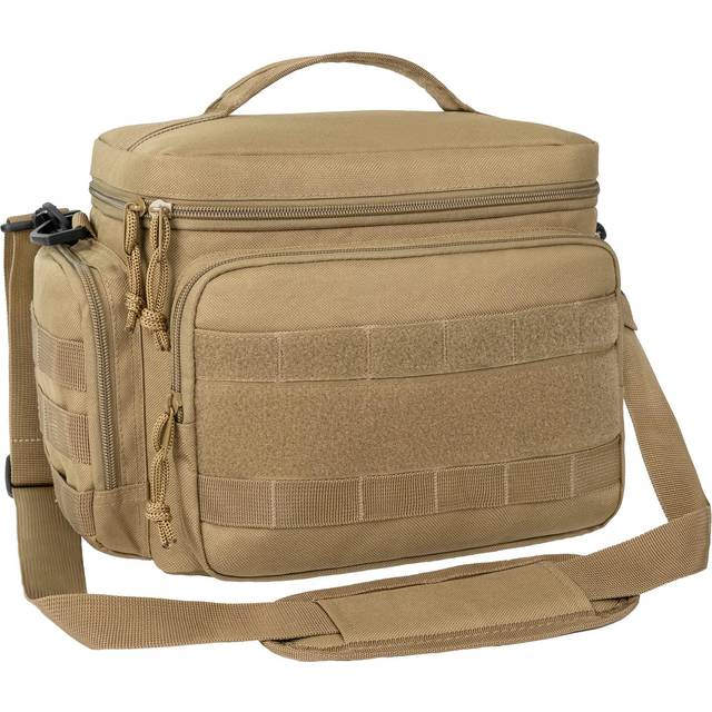 OPUX Tactical Lunch Box for Men, Insulated Lunch Bag for Men Adult, Large  Lunch Cooler with MOLLE, Mesh Side Pockets, Tactical Lunch Bag Pail for  Office, Meal Prep (Large, Tan) • Price »