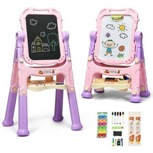 https://www.klarna.com/sac/product/640x640/3008130905/Costway-Height-Adjustable-Kids-Art-Easel-Magnetic-Double-Sided-Board-Pink.jpg?ph=true