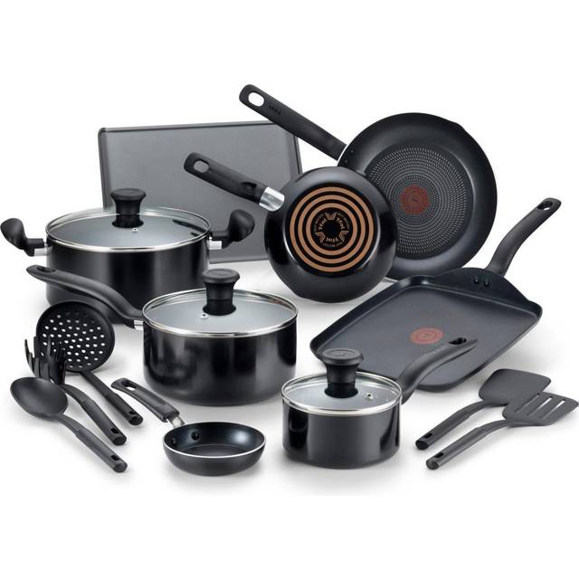 T-fal Culinaire Cookware Set with lid 16 Parts • Price »