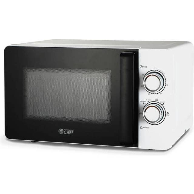 Commercial Chef 0.7 Small Countertop Microwave Mechanical Control White •  Price »