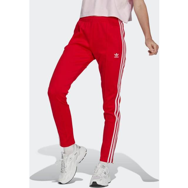 Adidas Adicolor SST Track Pants Better Scarlet Womens • Price »