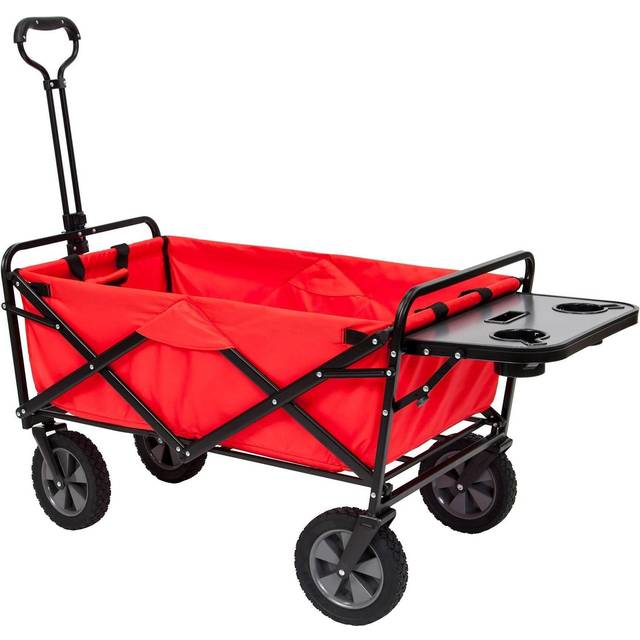 FDW Collapsible Wagon Garden Cart Folding Table