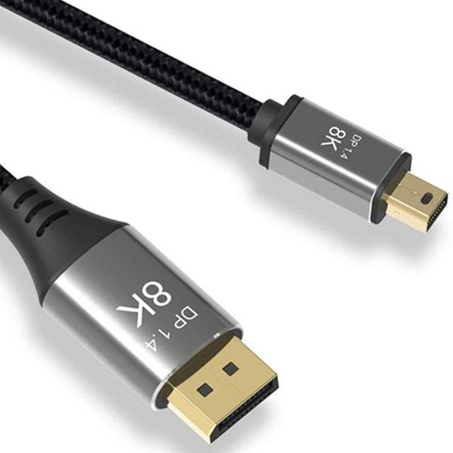  8K DisplayPort 2.0 Cable – 3ft – DP 2.0 Cable with