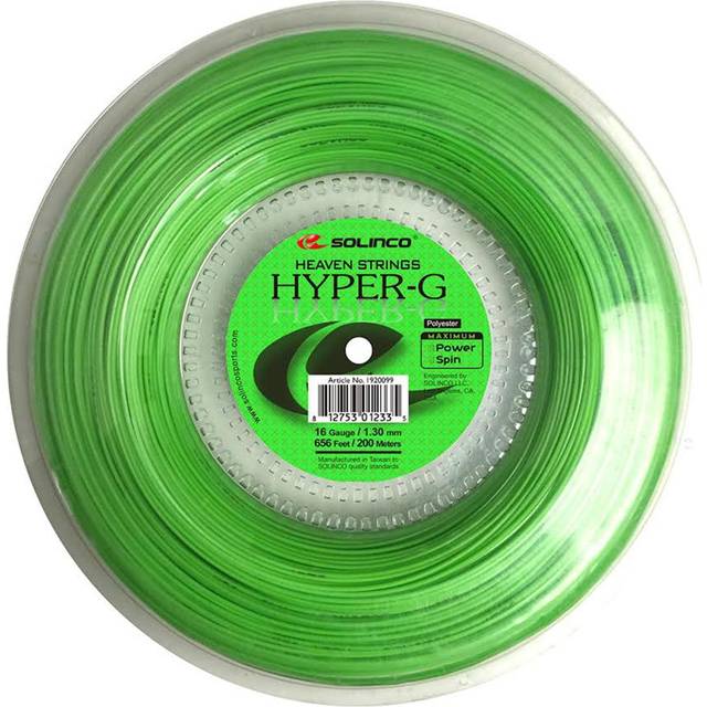 Solinco Hyper-G 16-1.30mm Tennis String Reel 660ft/200m • Price »