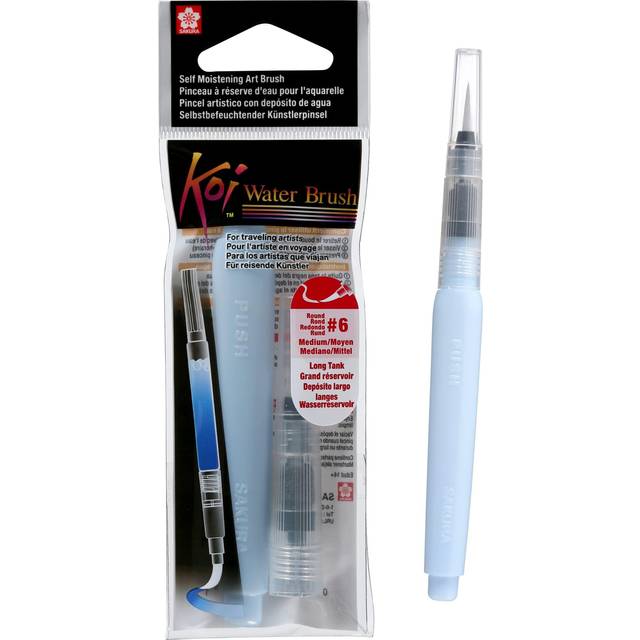 Pentel Pocket Brush Pen - Pen with 2 Refills, Sepia