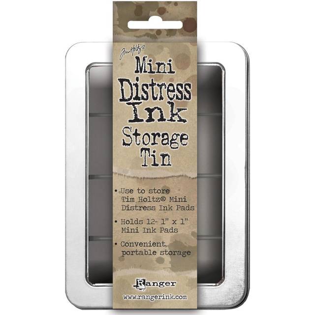 Tim Holtz Mini Distress Ink Storage Tin - Holds 12