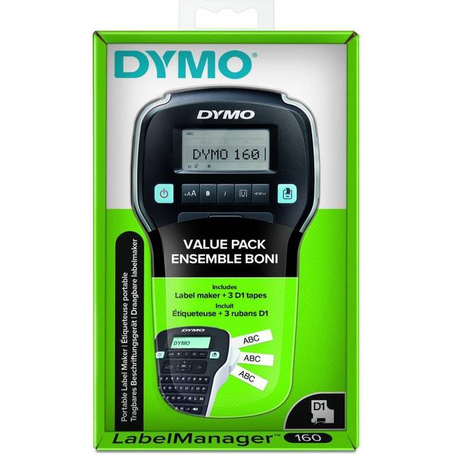 Dymo LabelManager 160 Label Maker - Black for sale online