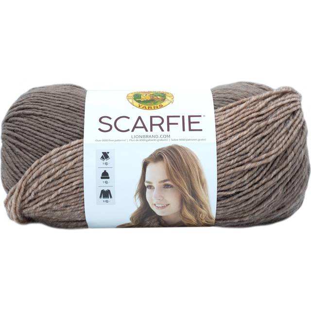 Lion Brand Scarfie Yarn-Mushroom/Blush • Prices »
