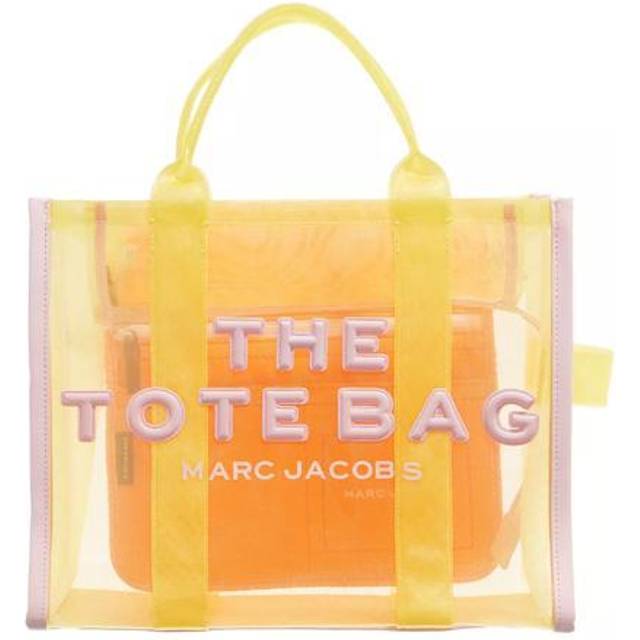 Marc Jacobs Tote Bags On Sale - White Multicolor Colorblock Womens