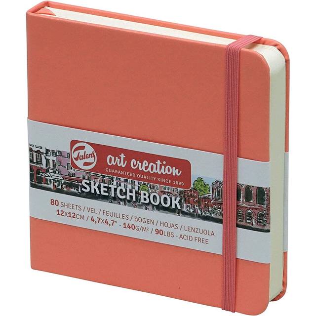 Talens Art Creations Sketchbook Coral Red 12x12cm 140g 80 sheets • Price »