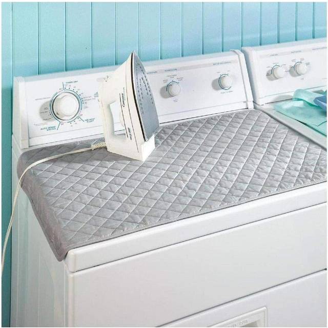 Quilted magnetic ironing mat iron anywhere portable ironing pad ironing  board • Price »