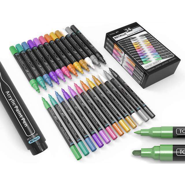 https://www.klarna.com/sac/product/640x640/3011445956/Branded-Tooli-art-metallic-acrylic-paint-pens-24-marker-set-0.7mm-3.0mm-combo.jpg?ph=true