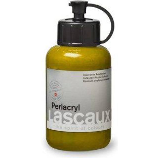 Lascaux Perlacryl Iridescent Acrylics - Yellow Gold, 85 ml bottle