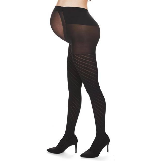 MeMoi Women's Spiral Patterned Cotton Blend Maternity Tights • Price »