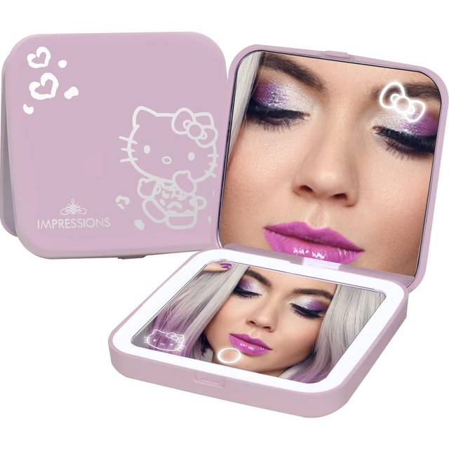 Impressions Vanity hello kitty supercute compact mirror with touch