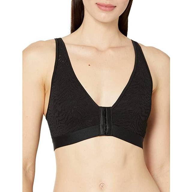 Calvin Klein Recovery Front-Close Bralette Black • Price »