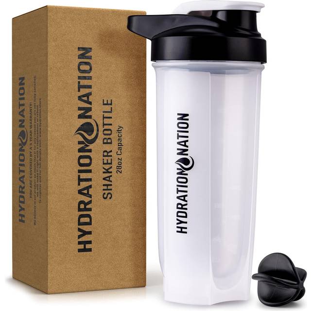 Automatic Shaker Bottles for Protein Mixes, 28oz Large Protein