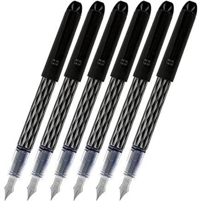 Pilot Varsity Disposable Fountain Pens, Black Ink 90010 Pack of 6 • Price »