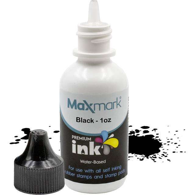 Maxmark premium refill ink for self inking stamps and stamp pads