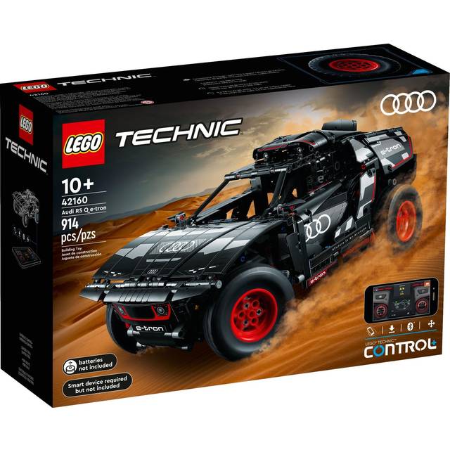 LEGO Technic Audi RS Q e-tron 42160 Advanced Building Kit for Kids Ages 10  and Up, this Remote Controlled Car Toy Features App-Controlled Steering and  Makes a Great Gift for Kids Who