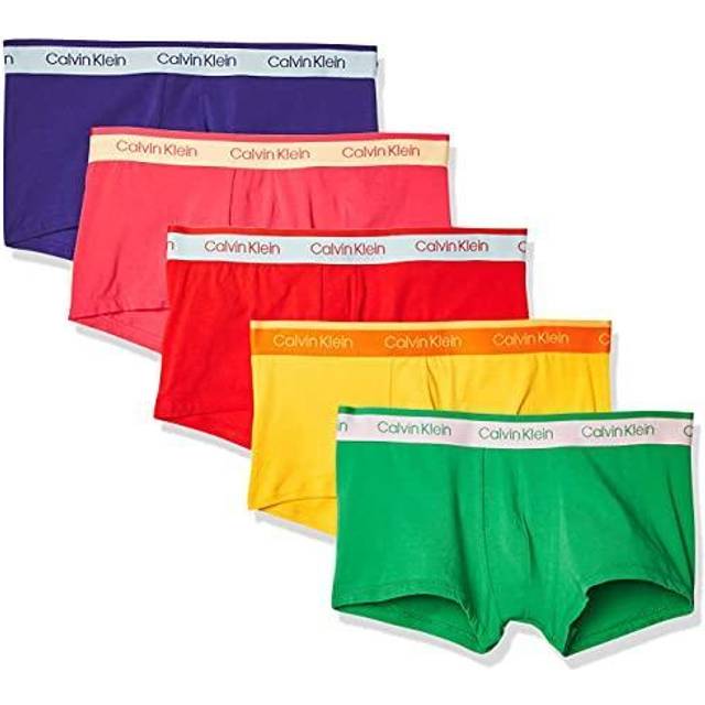 Calvin Klein The Pride Edit Pack Low Rise Trunk 5-pack - Fury/Crissie  Pink/Summer Shine/Envy/Powerful • Price »