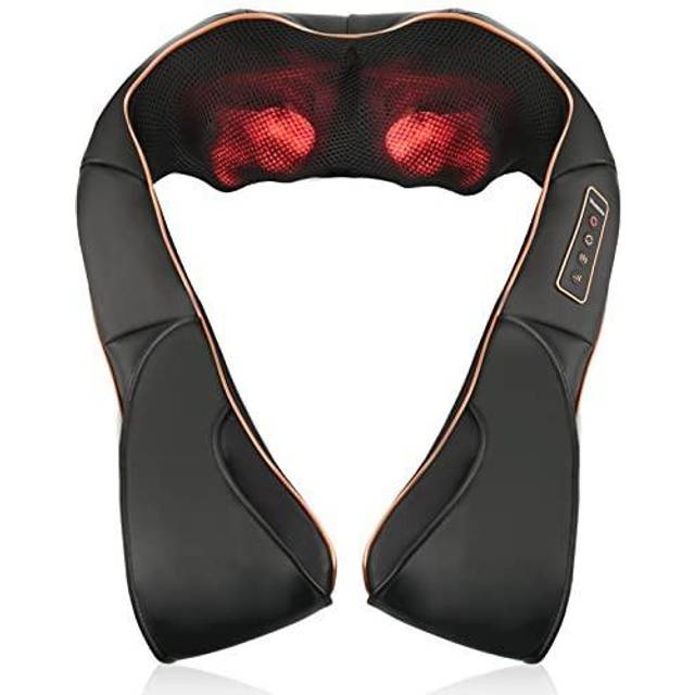 Boriwat Back Massager with Heat, Electric Massagers for Neck and