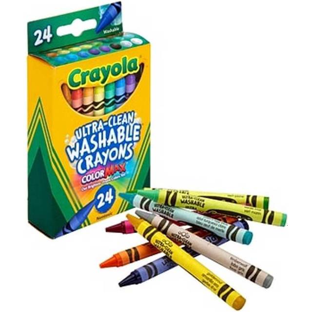 Crayola Ultra Clean Washable Crayons Colormax 24pcs • Price »