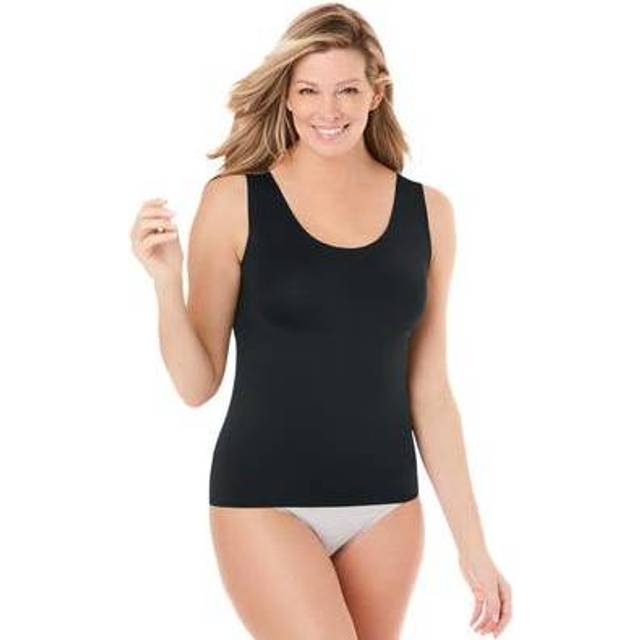 Plus Women's Invisible Shaper Light Control Camisole by Secret Solutions in  Black Size 38/40 • Price »